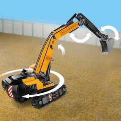 LEGO City Crawler Excavator, excavator de jucărie pentru copii de la 8 ani, jucărie de construcție cu model de excavator, camion construibil cu accesorii și 3 minifigurine 60420 Seturi de constructie Besuche den LEGO-Store
