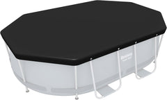 Prelată Bestway din PVC 305 x 184 cm, neagră, ovală