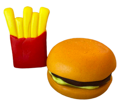 Set 2 decoratiuni comestibile, Hamburger