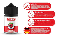 Twizzy Aroma Concentrata Capsuni, 60 ml Arome Naty Shop