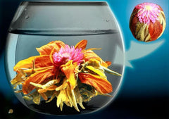 Ceai de flori „Coroana gustului” 1 bucată 6 g | Ceai verde - floare de crin - floare de lichi | Ceai selectat | Green Tea Flowers | Ideal pentru iubitorii de ceai