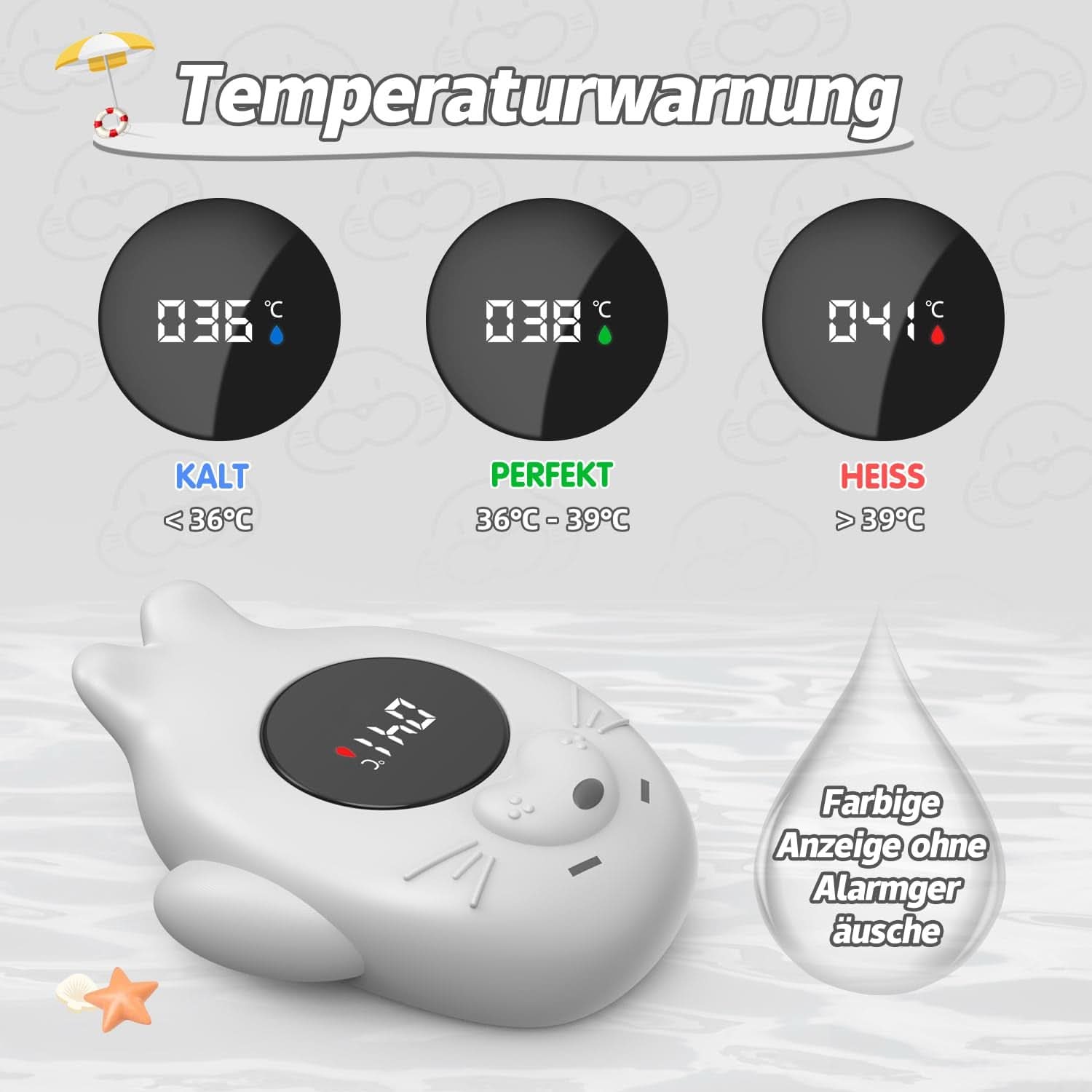 Termometru digital pentru cadă Mama si Copilul Naty Shop