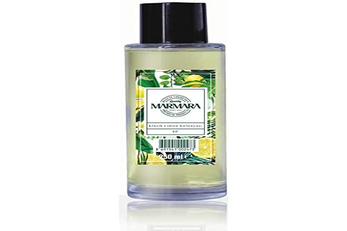 MARMARA BEAUTY Apă de colonie OCEAN 300 ml - Alcool 80° - Parfum răcoritor pentru femei și bărbați - Apă de colonie - Reîmprospătează, răcorește - EDC - Calmează - Colonia