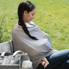 Chicco - Boppy Infinity eșarfă de îngrijire 17 Cm gri Accesorii Hrana si Alaptare Bebe Naty Shop