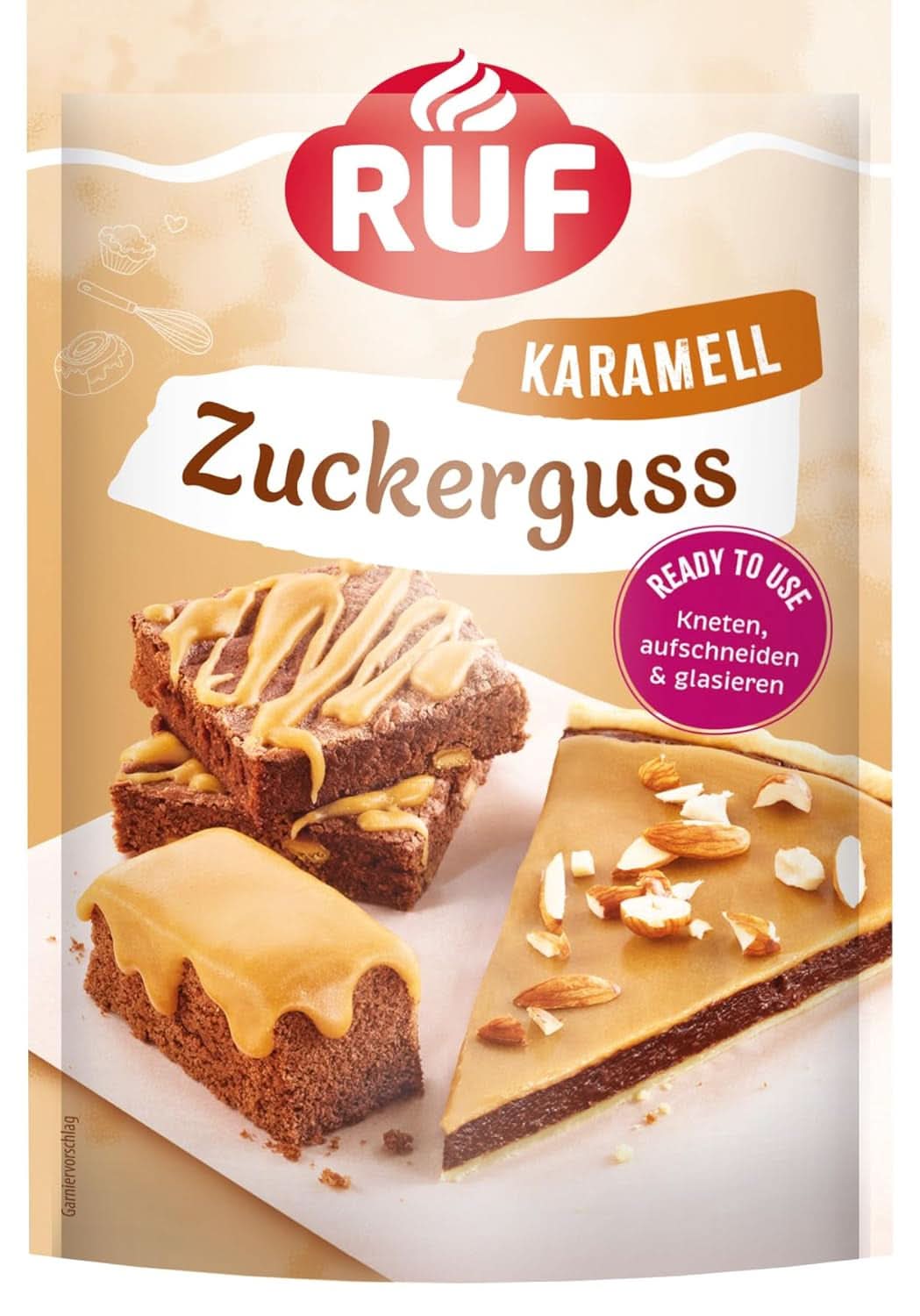 RUF Caramel Icing, 150 grame Sprinkles Naty Shop Ciocolata cu Caramel
