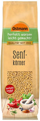 Ostmann Gewürze - Senfkörner ganz | Ideal zum Einmachen von Obst und Gemüse | 100 g im Vorteilsbeutel