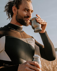 Set de ceai Mate Bio ● 3 sortimente de mate + cană Mate din oțel inoxidabil cu pereți dubli + Bombilla + instrucțiuni de preparare (negru)