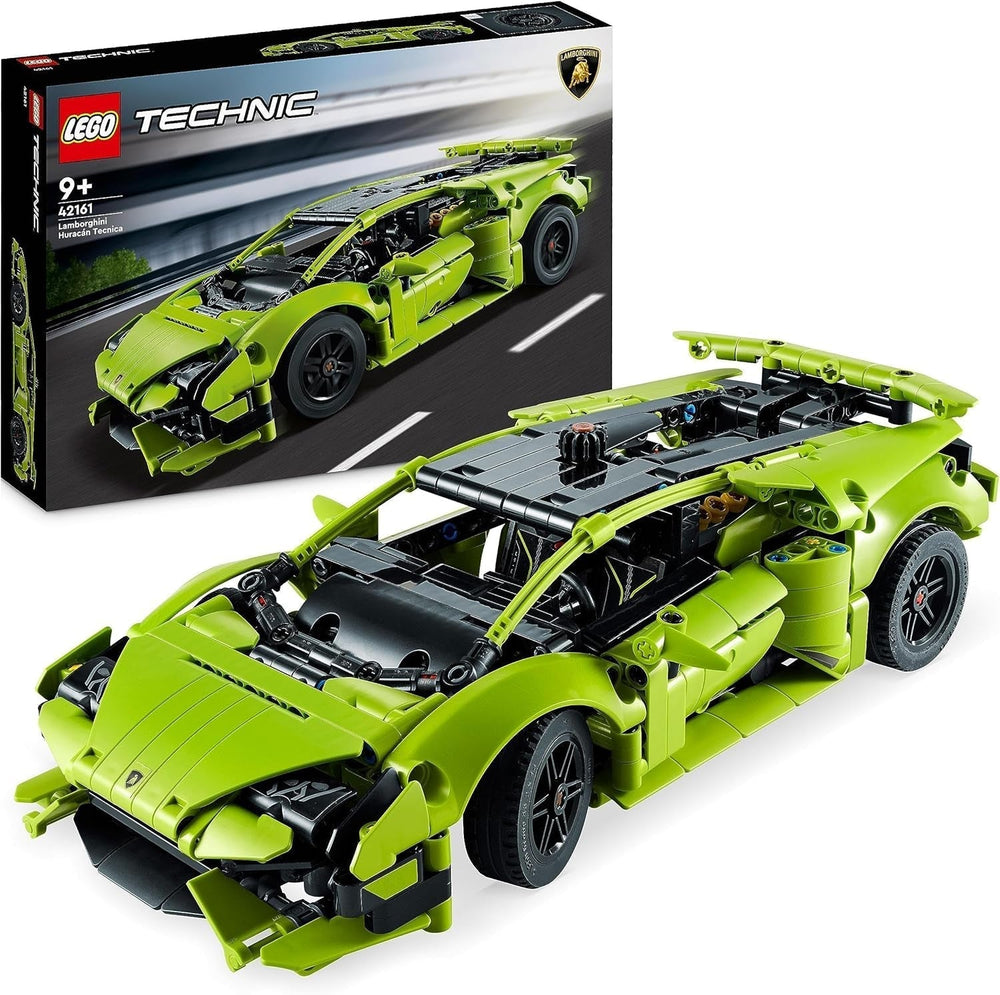 LEGO 42161 Technic Lamborghini Huracán Tecnica kit model de mașină de jucărie, set de construcție pentru mașini de curse pentru copii, băieți, fete și fani ai sporturilor cu motor, cadou de colecționat Seturi de constructie Besuche den LEGO-Store Singur