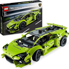 LEGO 42161 Technic Lamborghini Huracán Tecnica kit model de mașină de jucărie, set de construcție pentru mașini de curse pentru copii, băieți, fete și fani ai sporturilor cu motor, cadou de colecționat Seturi de constructie Besuche den LEGO-Store Singur
