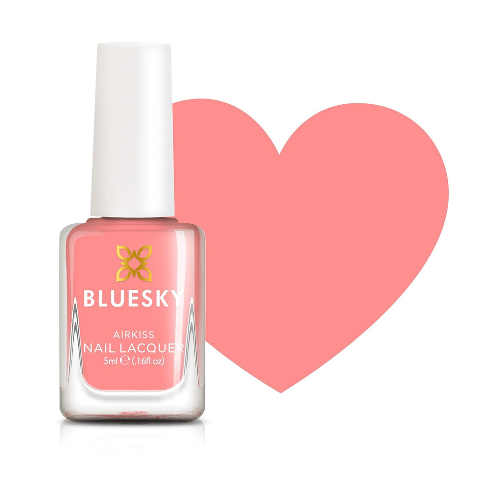 Oja pentru unghii Bluesky Kids - Sea Shell, Coral. Oja ușor de decojit, non-toxică, pe bază de apă, fără planare, pentru copii, 5ml