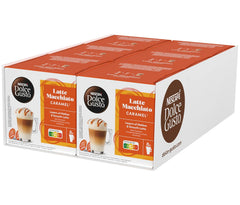 NESCAFÉ DOLCE GUSTO Latte Macchiato Caramel Kaffeekapseln 6er Pack (6 x 16 Kapseln)