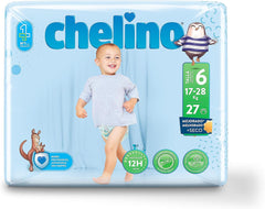 Scutece Indas Fashion & Love XL, mărimea 6 (17-28 kg), 27 bucăți