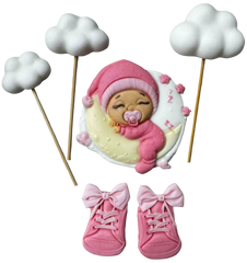 Set 6 decoratiuni comestibile, Botez