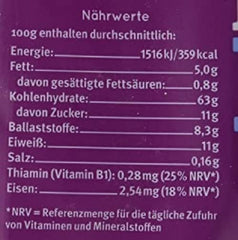 muesli de ovăz hof cu fructe de pădure, fără gluten (425 g) - Bio