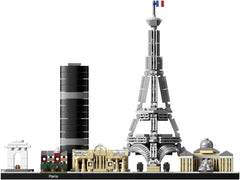 LEGO Arhitectură Paris, Model Kit cu Turnul Eiffel, Champs-Élysées și Louvre Model, Colecția Skyline, Decorațiuni pentru casă și birou, Idei cadou pentru colecționari, bărbați și femei 21044 Seturi de constructie Besuche den LEGO-Store