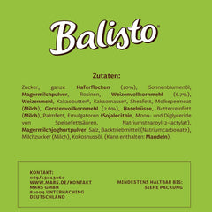 BALISTO® Pachet multiplu Muesli, Cereale și Struguri Uscați, 8x18.5g