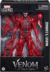 Marvel Legends Series Carnage, figurină de acțiune de lux de colecționat pentru Venom: Let There Be Carnage, 15 cm, roșu Action figures Naty Shop