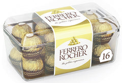 Ferrero Rocher – Specialitate de praline crocante și cremoase cu nuci – 5 pachete a câte 16 praline individuale fiecare