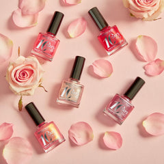 Oja nr. 39 Geranium Red, cu efect de 10 zile, rezistă până la 10 zile fără retușuri sau lampă UV, pentru unghii îngrijite și strălucitoare.