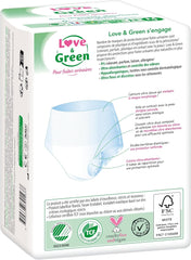 Lenjerie intimă absorbantă pentru adulți, hipoalergenică și ecologică, mărimea M, 8 bucăți