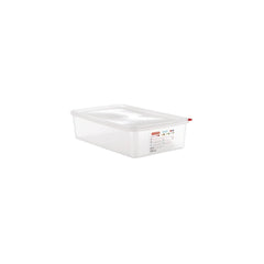 GN1/1 recipient pentru alimente cu capac 13.7L, 100(H) x 530(L) x 325(P) mm Cutii depozitare alimente Naty Shop 100(H) X 530(W) X 325(D)Mm