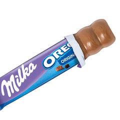 Batoane de ciocolată Milka – Ciocolată cu lapte alpină cu bucăți de biscuiți cu cacao și umplutură fină de cremă de lapte – 36 x 37g
