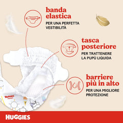 Scutece Huggies Extra Care pentru bebeluși, mărimea 1 (2-5 kg), foarte absorbante, design Disney, pachet vrac, 160 bucăți