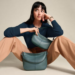 Fossil Women's Jolie Crossbody Bag, Albastru Genti Femei Naty Shop