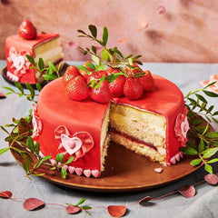 FunCakes Fire Red fondant laminat: ușor de utilizat, neted, flexibil, moale și pliabil, perfect pentru decorarea prăjiturilor, halal, kosher și fără gluten, 1 kg (1 pachet) Pasta de zahar Naty Shop