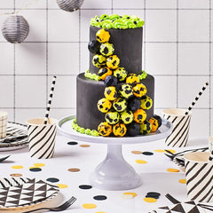 FunCakes Raven Fondant negru rulat: ușor de utilizat, neted, flexibil, moale și flexibil, perfect pentru decorarea prăjiturilor, halal, kosher și fără gluten, 250 g Pasta de zahar Naty Shop