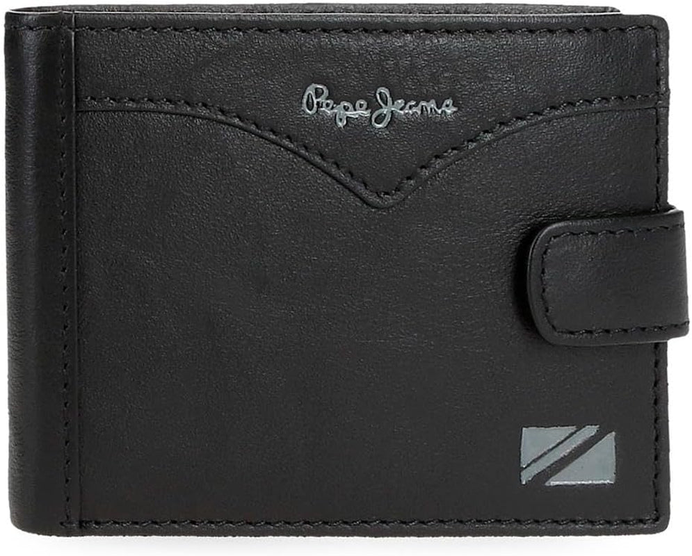 Geacă Pepe Jeans Portofel orizontal cu închidere prin clic, mărime unică Portofel Barbati Naty Shop Negru