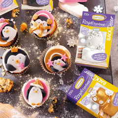 Günthart BackDecor 800 g fondant alb Masă decorativă albă pentru acoperire, glazurare prăjituri sau modelare, fără ulei de palmier, gata de utilizare și ușor de lucrat Pasta de zahar Naty Shop