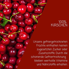 myfruits cireșe amare liofilizate, 80g, fără aditivi, din 100% cireșe, fructe liofilizate și deshidratate Produse deshidratate Naty Shop