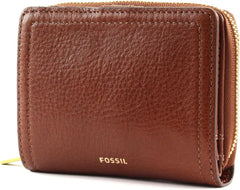Portofel Fossil pentru femei Logan, multifuncțional din piele maro 11,1 cm L x 2,5 cm l x 8,9 cm H SL7923200 Portofel Femei Naty Shop Titlu implicit