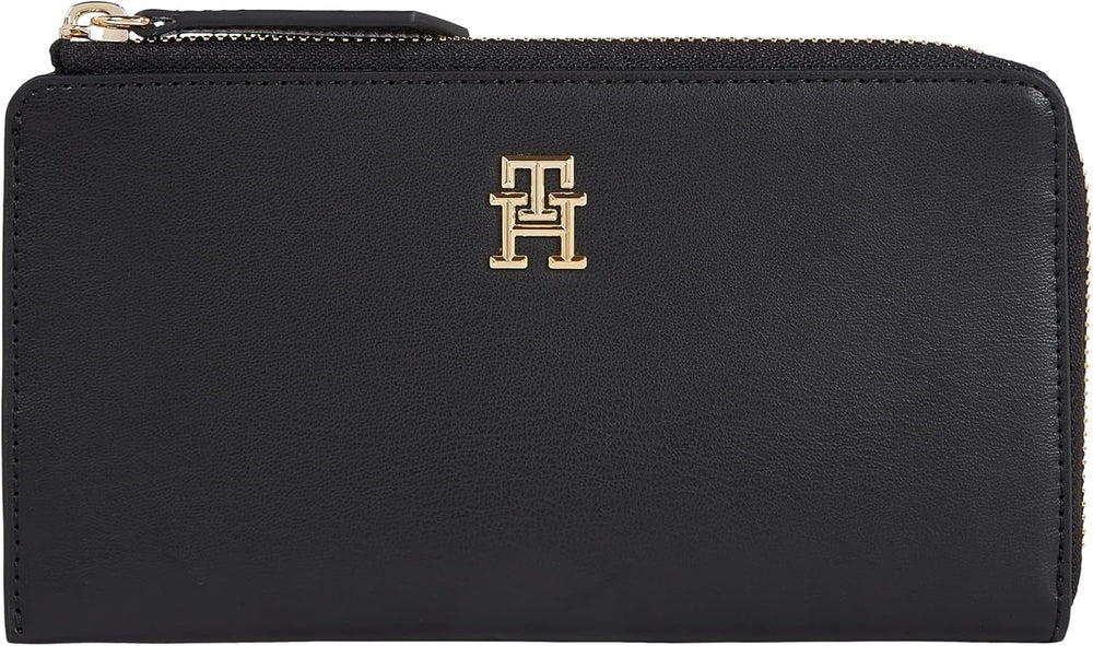 Portofel pentru femei Tommy Hilfiger Slim Large, negru (Black), Onesize Portofel Femei Naty Shop Titlu implicit
