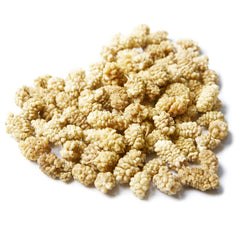 Premium Organic uscat (Raw Vegan) mure albe Morus Alba Mulberry Fruit - Fructe uscate fără adaos de zahăr din Turcia - Organic Raw White Mulberries Dried Fruit | PureRaw 200g Produse deshidratate Naty Shop