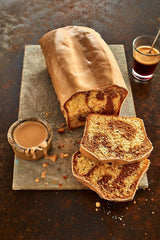 RUF Cake Glaze Hazelnut, 100g într-o pungă, rezistent la microunde, pentru glazurarea prăjiturilor cu nuci, praline și negrese, fără gluten (pachet de 4) Pasta de zahar Naty Shop