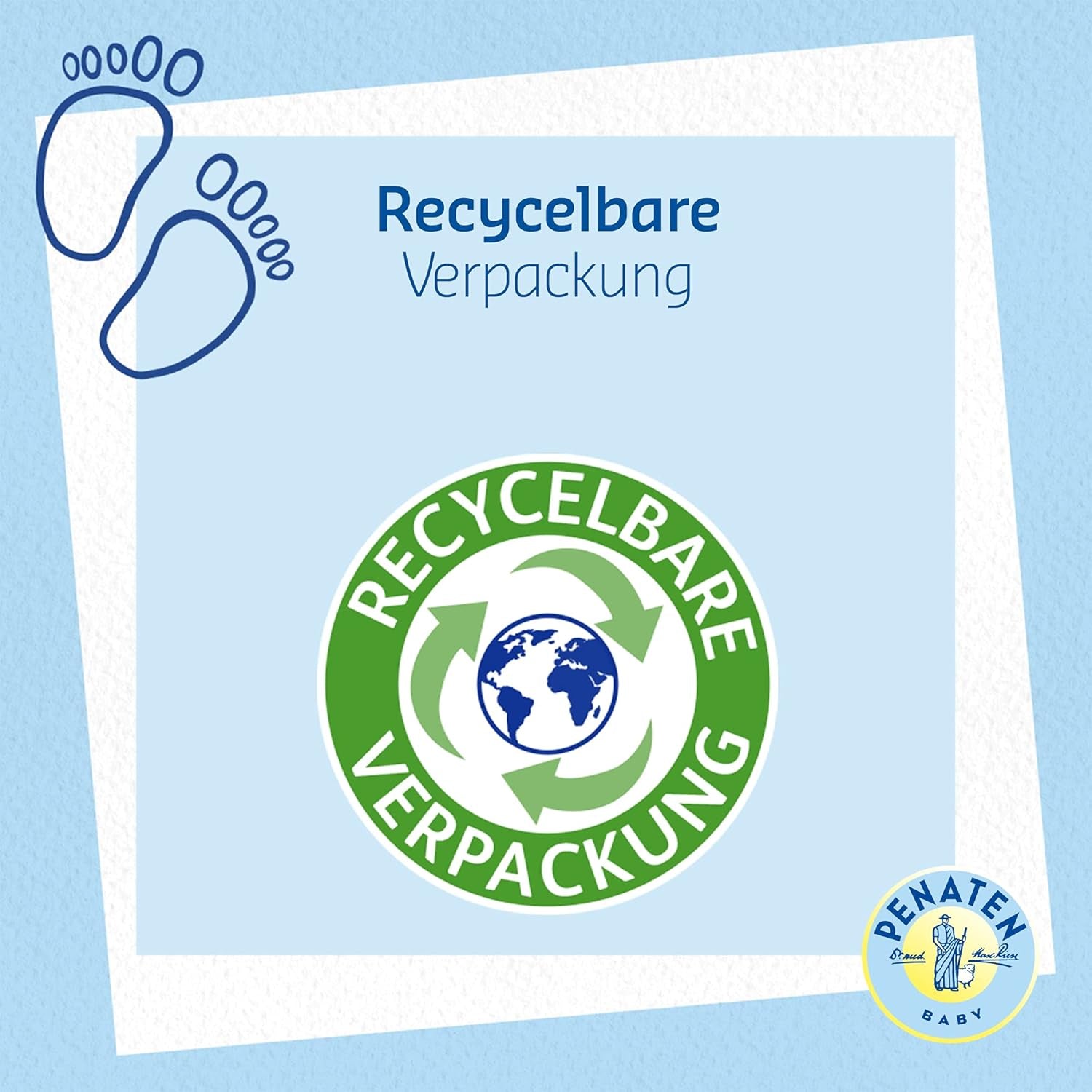 Șampon PENATEN (400 ml), șampon deosebit de delicat pentru bebeluși, pentru păr moale și ușor de pieptănat, la fel de blând ca apa pură pentru ochi, în ambalaj reciclabil (pachet de 2) Copii - Baie si Skincare Naty Shop