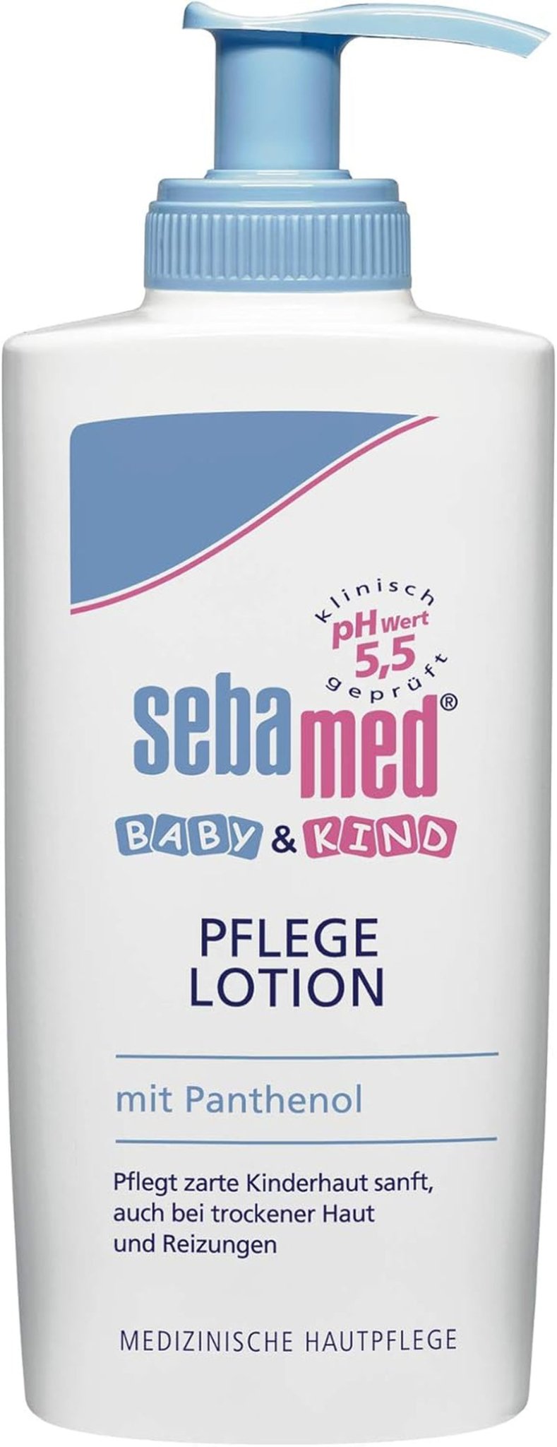 Sebamed Baby and Child Care Lotion with Panthenol, 2-pack, 2 x 200 ml, îngrijește delicat pielea delicată a copiilor, de asemenea pentru pielea uscată și iritații Copii - Baie si Skincare Naty Shop 2-pachet, 2 X 200 ml