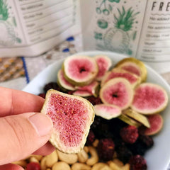 Smochine liofilizate | Smochine 100% naturale uscate | Fără zahăr adăugat Dulciuri liofilizate sănătoase | Fructe liofilizate Smochine liofilizate | ZingyZoo (100g) Produse deshidratate Naty Shop