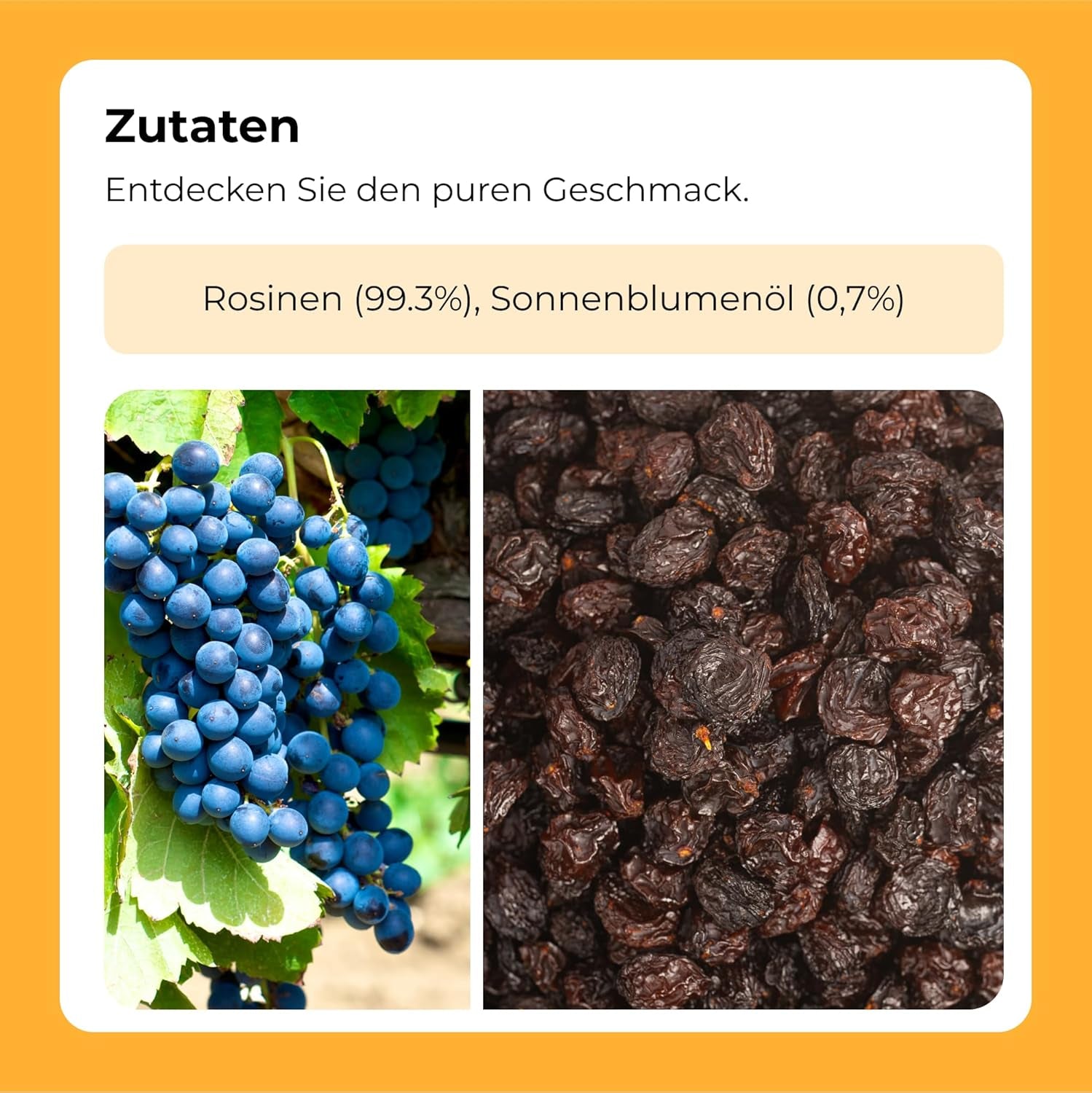 Sultane negre violet 1 kg | Struguri uscați | Fără semințe și fără zahăr | produse fără inginerie genetică | Potrivit pentru vegetarieni și vegani | Ideal pentru combinarea cu ciocolată | Produse deshidratate Naty Shop