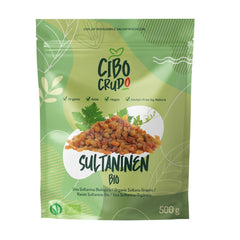Sultanine organice nesulfurate - 500g. Deshidratate și crude. Sultane deshidratate fără adaos de zahăr pentru consum la gustări sau deserturi. Produse deshidratate Naty Shop Titlu implicit