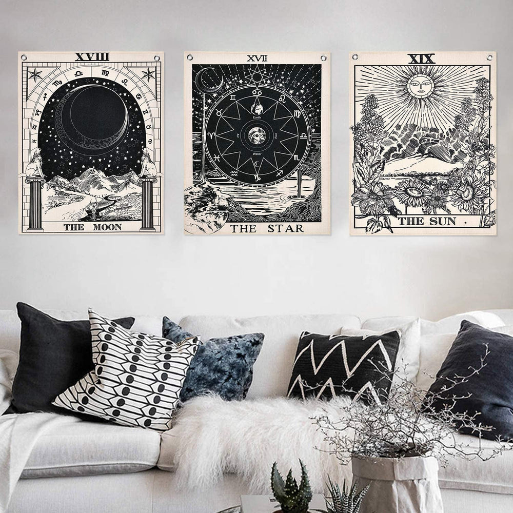 Tapiserie alishomtll tarot set soare luna stele Casa - Accesorii si Decoratiuni Naty Shop Set de tarot-1