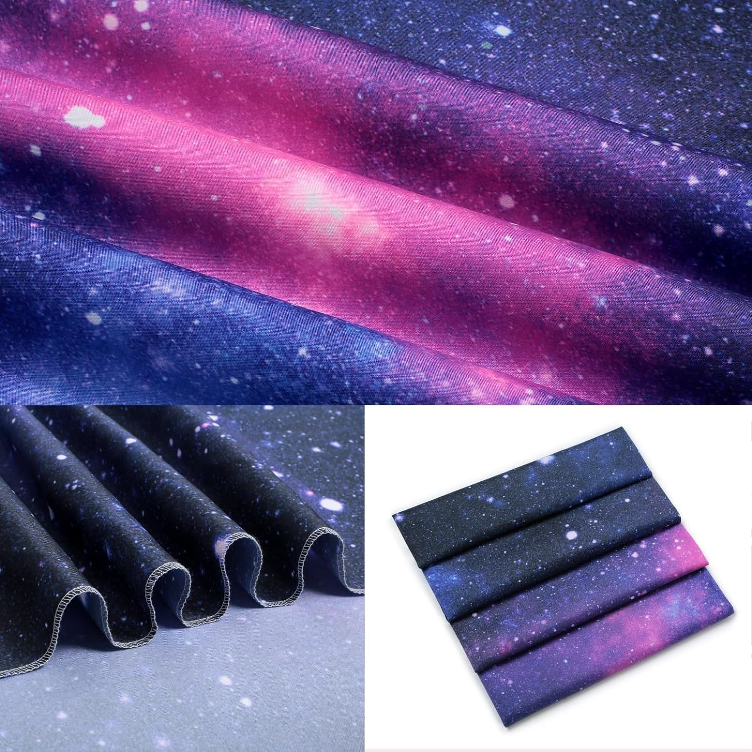 Tapiserie galaxie lumina neagra cer instelat albastru reactiv Casa - Accesorii si Decoratiuni Naty Shop