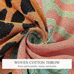 Tapiserie lumisyne double sided bumbac tesute patura arunca Casa - Accesorii si Decoratiuni Naty Shop