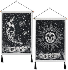 Tapiserie weldomcor craniu tarot set soare Casa - Accesorii si Decoratiuni Naty Shop Cranii Cranii