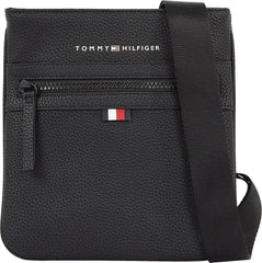 Tommy Hilfiger bărbați ESSENTIAL PU MINI CROSSOVER Crossover Bagaje și echipament de călătorie Naty Shop Negru (negru) O mărime se potrivește tuturor