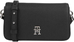 Tommy Hilfiger Crossbody Bag Emblem Flap Crossover Mic Genti Femei Naty Shop Negru