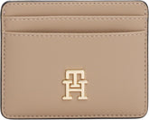 Tommy Hilfiger ladies card holder Feminin cu logo, Bej (Coastal Taupe), Marime unica Portofel Barbati Naty Shop Titlu implicit