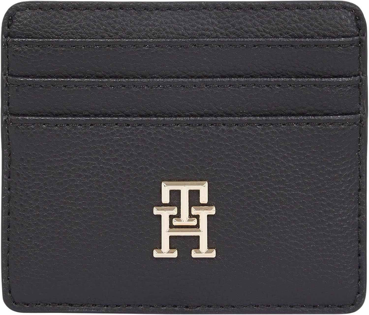 Tommy Hilfiger ladies card holder Soft Logotape Small, negru, o mărime Portofel Femei Naty Shop Titlu implicit